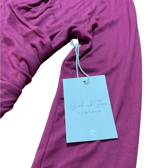 Birch and Stone Contour Long Sleeve V-Neck Wrap Dress Size XL Stretch Flattering - Picture 5 of 8